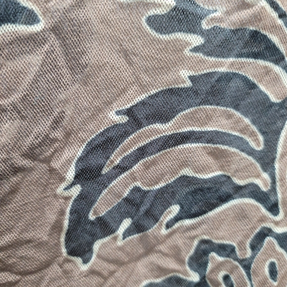 Anthropologie SWEET PEA by STACY FRATI Women's Brown, Cream,  Nylon Dress Size L - Picture 8 of 8